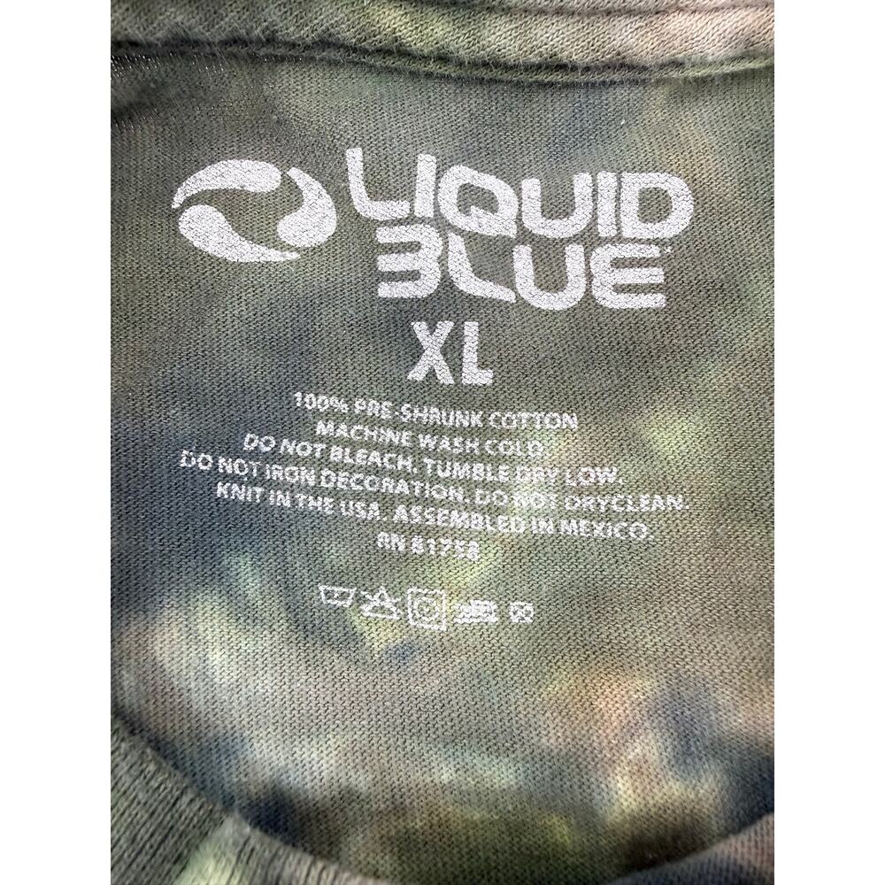Liquid Blue St. Louis Cardinals Tie Dye Camo T-Shirt MLB Logo 100% Cotton XL - Picture 4 of 4